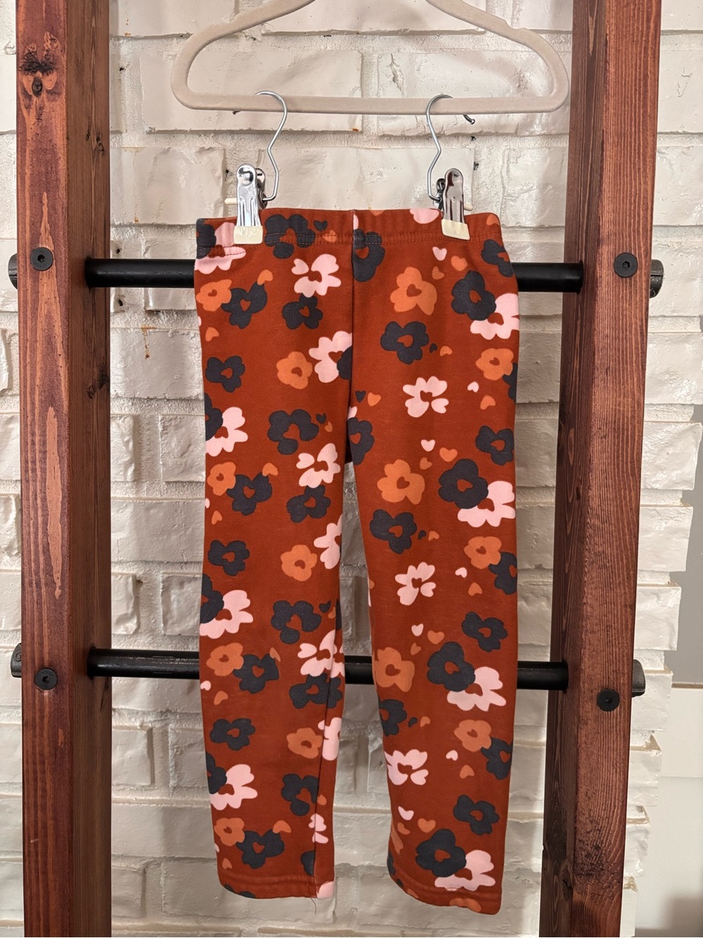 ✨3/$25✨ Girls' Floral Fleece Lined Leggings -